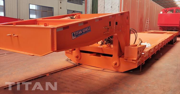 3 Line 6 Axle Front Load Lowbed Trailer for Sale In Qatar