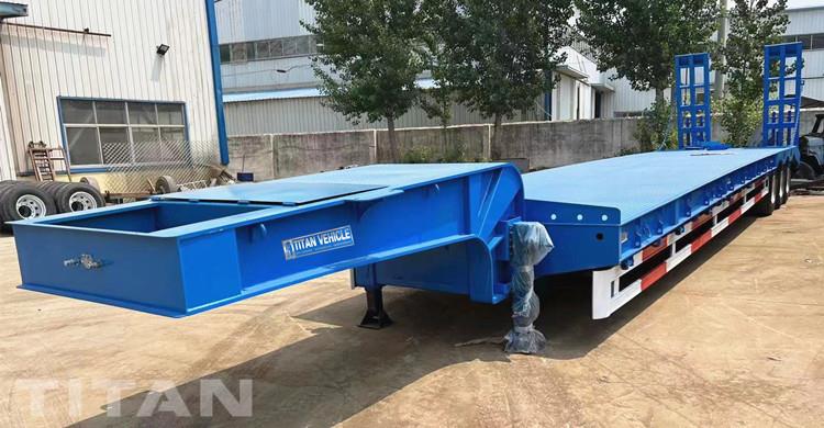 Tri Axle 80 Ton Low Loader Truck Trailer for Sale In Zimbabwe Bulawayo