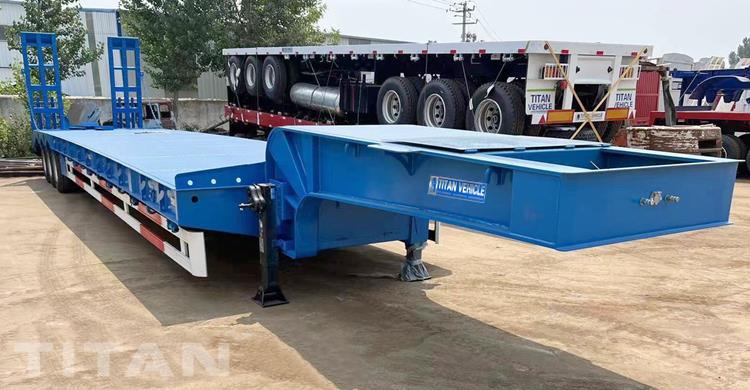 Tri Axle 80 Ton Low Loader Truck Trailer for Sale In Zimbabwe Bulawayo