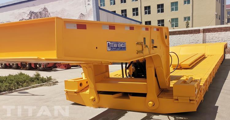 3 Line 6 Axle 100 Ton Front Load Lowbed Trailer for Sale In Angola