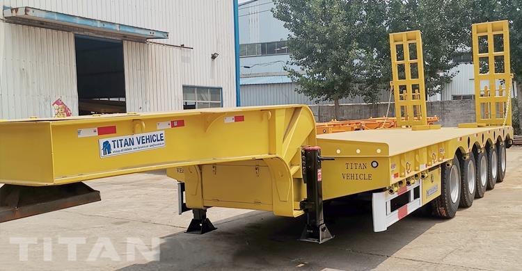 5 Axle 120 Ton Lowbed Trailer for Sale In Ghana