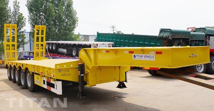 5 Axle 120 Ton Lowbed Trailer for Sale In Ghana