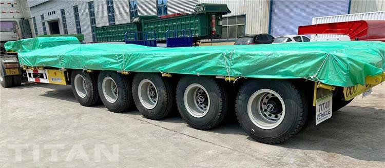 5 Axle 100 Ton Low Bed Truck for Sale In Ghana Tema