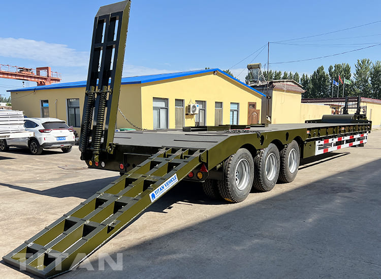 3 Axle 80 Ton Low Loader Trailer for Sale In Sierra Leone