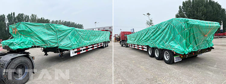 3 Axle 80 Ton Low Loader Trailer for Sale In Sierra Leone