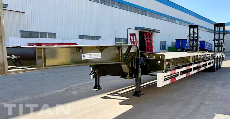 3 Axle 80 Ton Low Loader Trailer for Sale In Sierra Leone