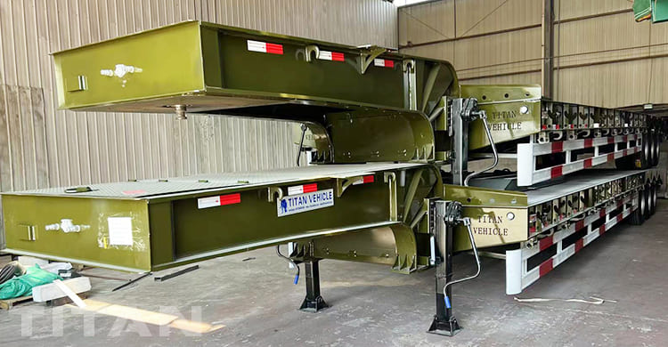 3 Axle 80 Ton Low Loader Trailer for Sale In Sierra Leone