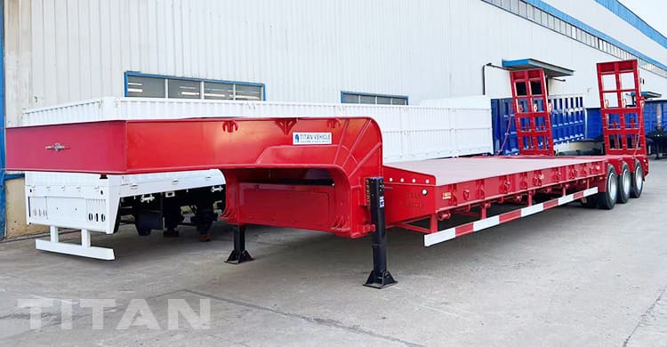 150 Ton 3 Line 6 Axle Low Bed Loader Trailer for Sale in Ghana