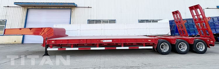 150 Ton 3 Line 6 Axle Low Bed Loader Trailer for Sale in Ghana