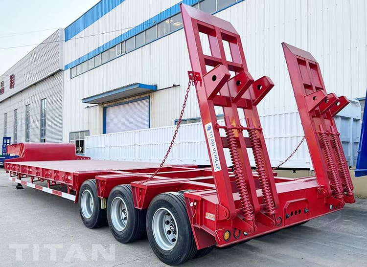 150 Ton 3 Line 6 Axle Low Bed Loader Trailer for Sale in Ghana