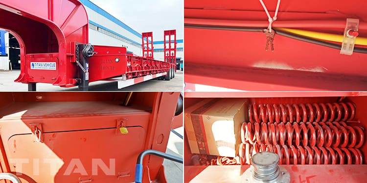 Tri Axle 40 Feet Semi Low Bed Trailer for Sale in Zimbabwe