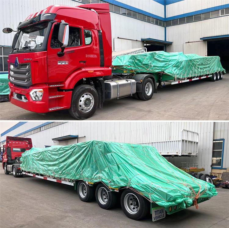 Tri Axle Low Loader Trailers for Sale in Indonesia