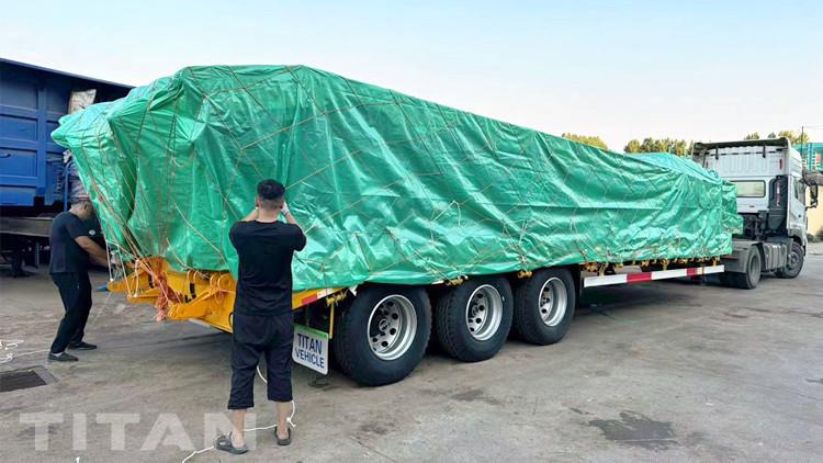 3 Axle Low Bed Heavy Haul Trailers for Sale in Congo
