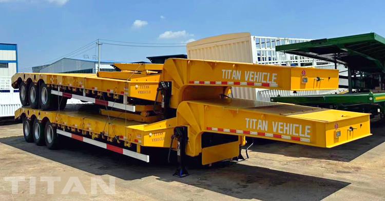 3 Axle Low Bed Heavy Haul Trailers for Sale in Congo