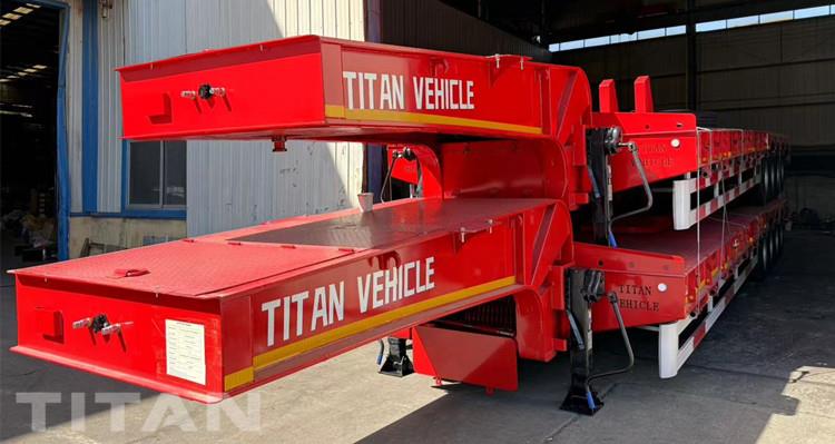Tri Axle Drop Deck Trailer for Sale in Nigeria