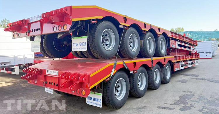 Tri Axle Drop Deck Trailer for Sale in Nigeria
