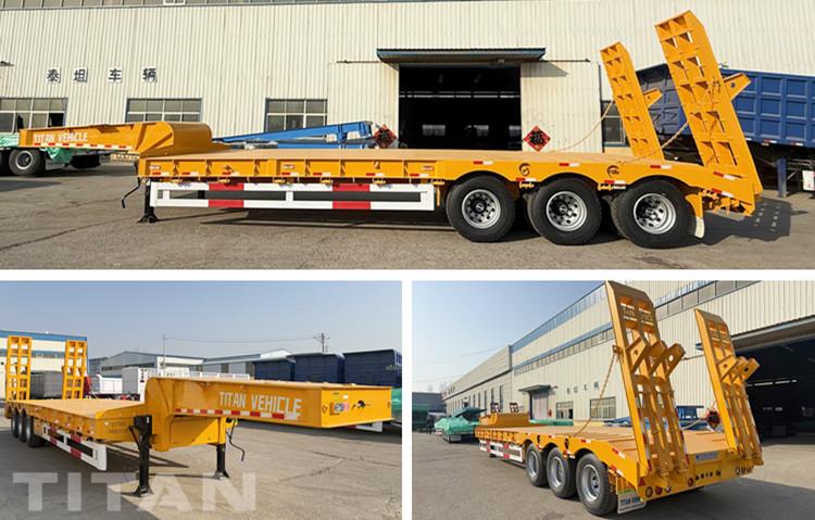 3 Axle 40 Feet Low Bed Trailer for Sale in Zimbabwe