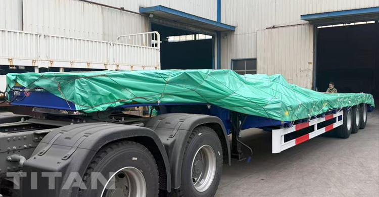 Tri Axle Low Loader Ready Ship to Zambia