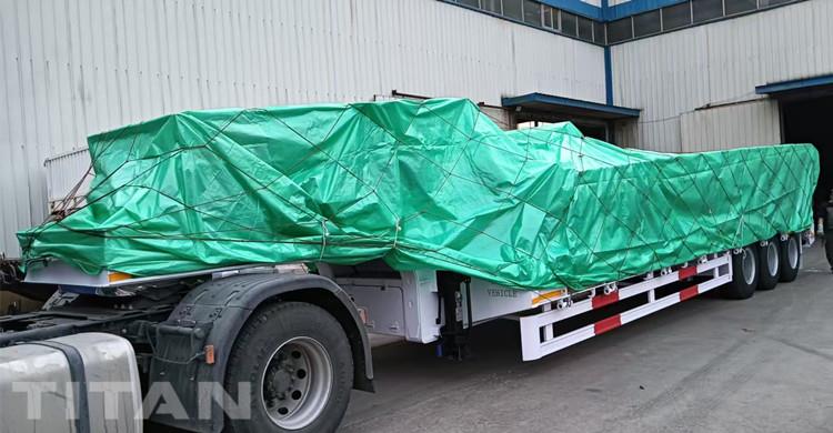Tri Axle Low Loader Trailer will be sent to Bahrain