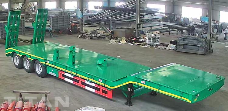 Tri Axle Drop Deck Semi Trailer for Sale in Mali