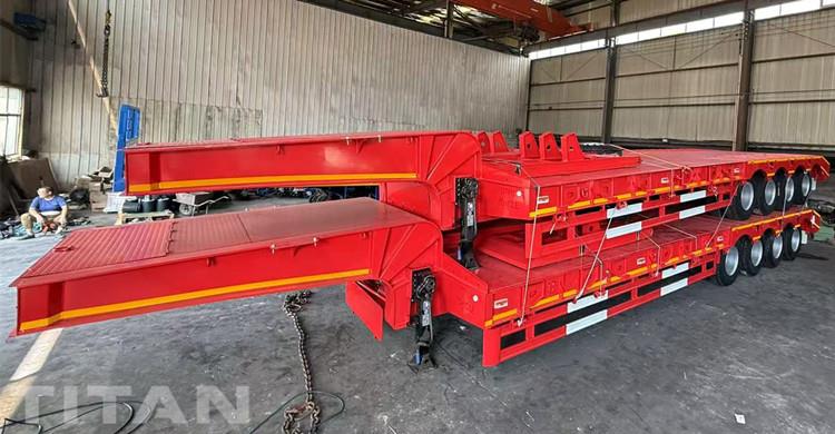 4 Axle Semi Low Bed Trailer for Sale in Ghana