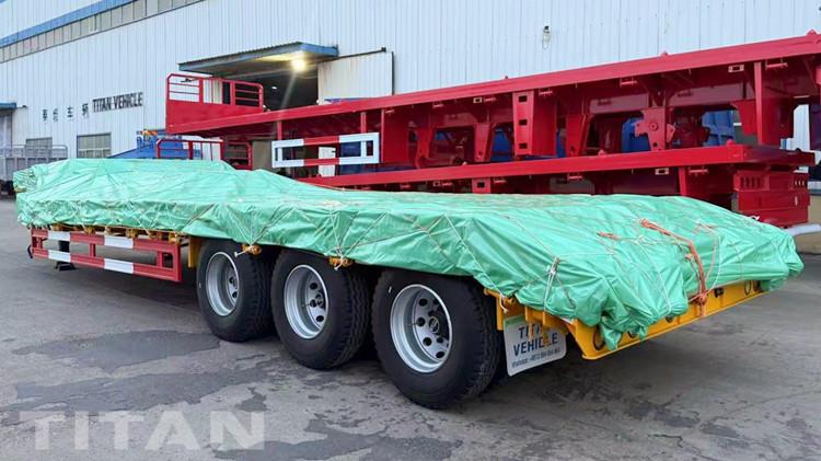 3 Axle Low Bed Trailer Truck for Sale in Tanzania