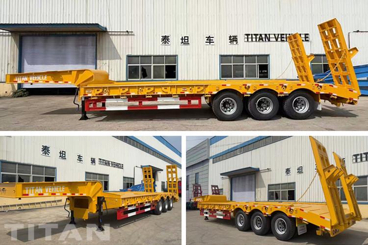 3 Axle Low Bed Trailer Truck for Sale in Tanzania