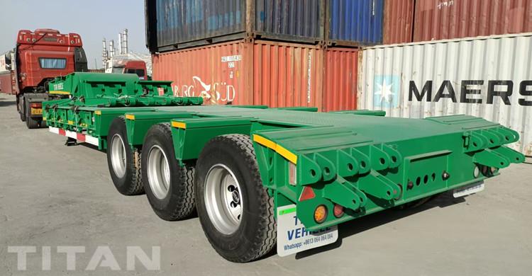 3 Axle Lowbed Truck Trailer will be sent to Senegal