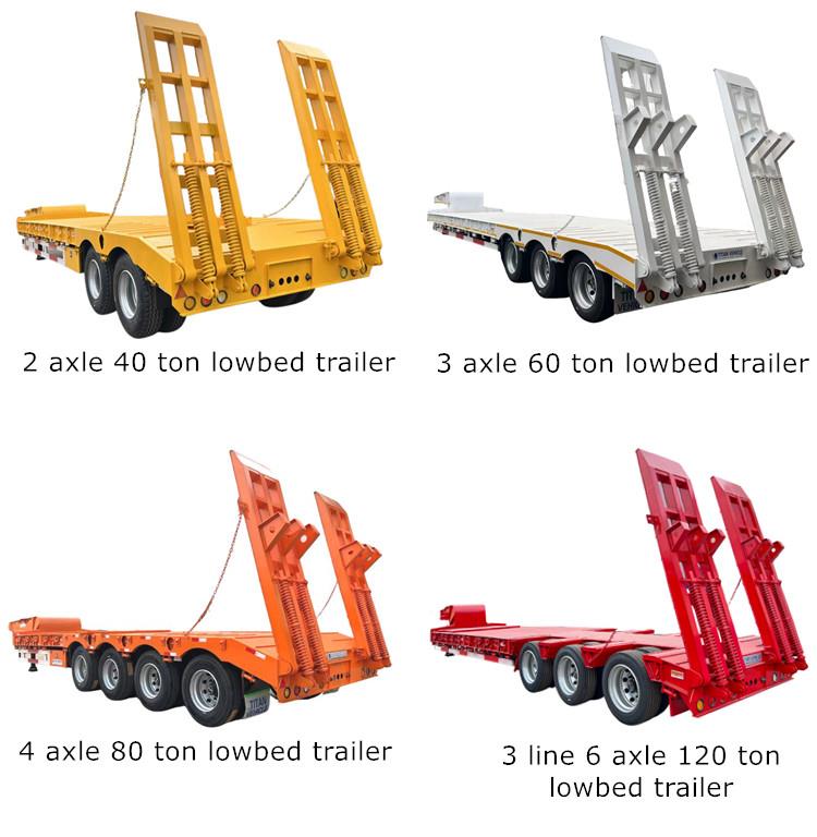 Lowbed Trailer in Zambia for the Transport of Higher Loads