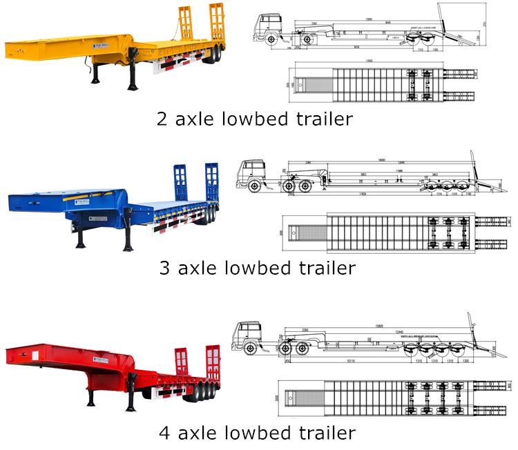 Lowbed Trailer in Zambia for the Transport of Higher Loads