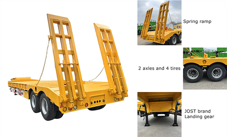 Lowbed Trailer in Zambia for the Transport of Higher Loads