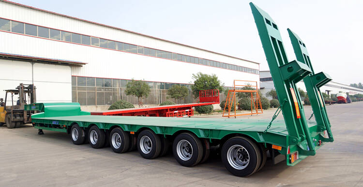 heavy transport trailers with Hydraulic ladder