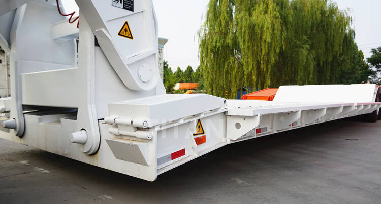 80tons lowboy flatbed trailer for sale