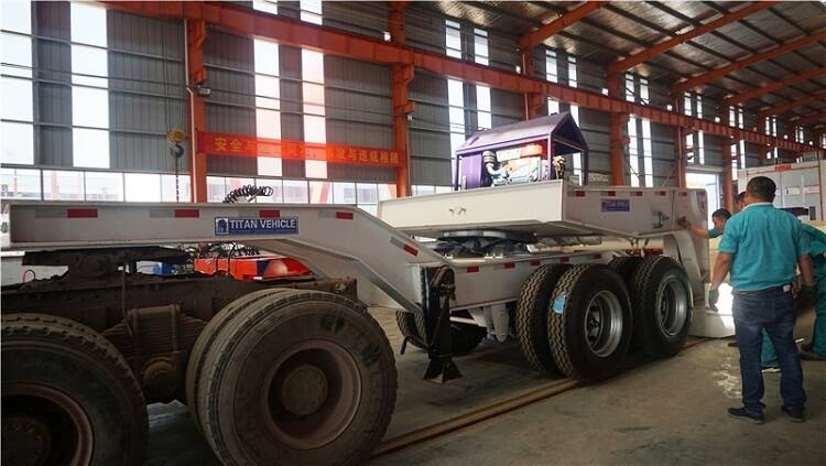 Split Gooseneck Lowboy Dolly Trailer