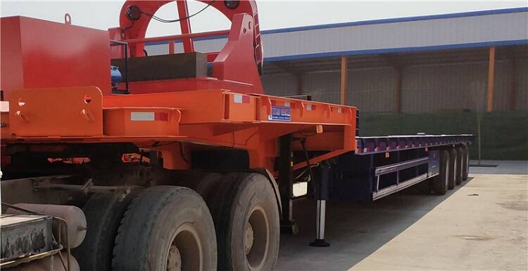 56m Extendable Lowbed Semi Trailer