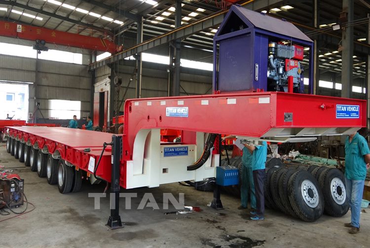 Stretch Extendable Windmill Low Bed Trailer