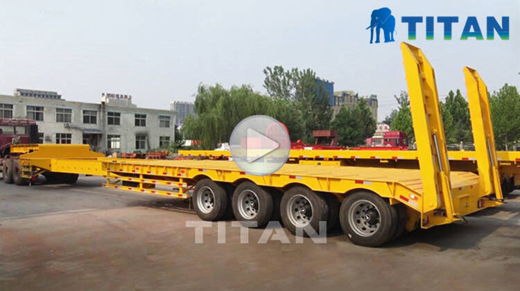 extendable lowbed trailer