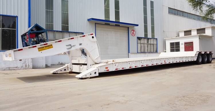 120ton Removable Gooseneck Trailer for Sale in Zambia