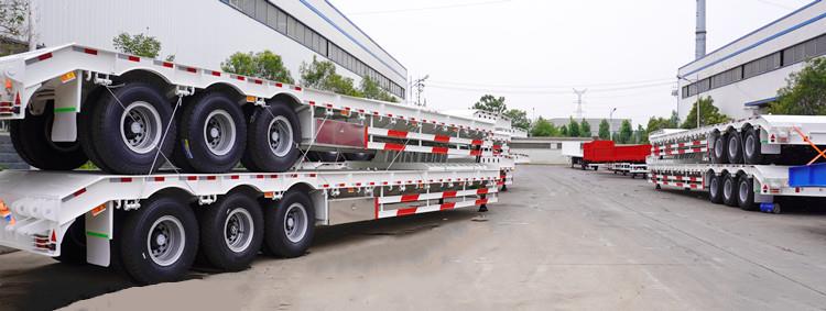 Tri Axle Semi Low Bed Trailer for Sale - TITAN Vehicle