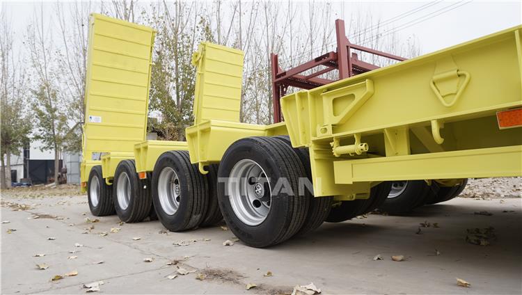 Heavy Duty 150 Ton Low Bed Trailer for Sale in Zimbabwe | TITAN Vehicle