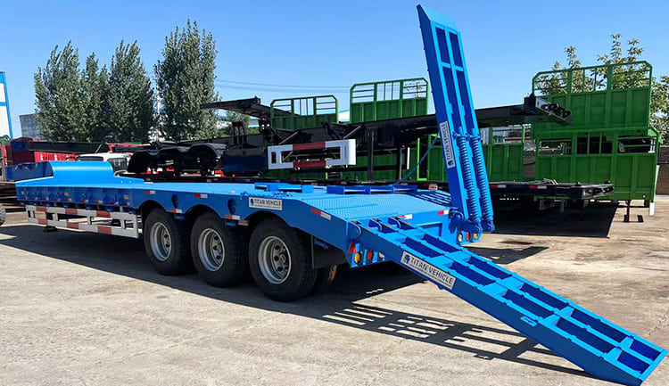 3 Axle 80 Ton Lowbed Truck for Sale | Low Bed for Sale