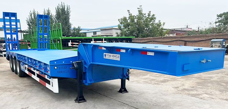 3 Axle 80 Ton Lowbed Truck for Sale | Low Bed for Sale