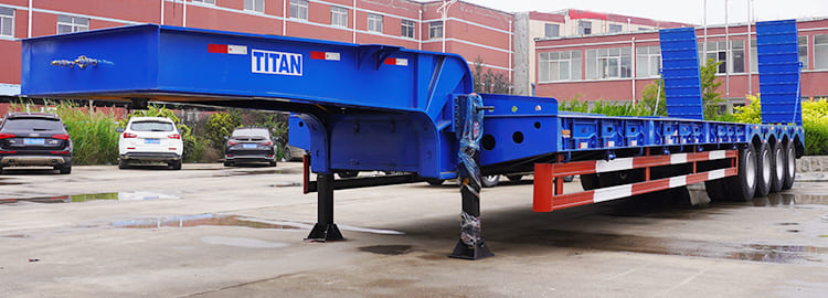 4 axle lowbed trailer