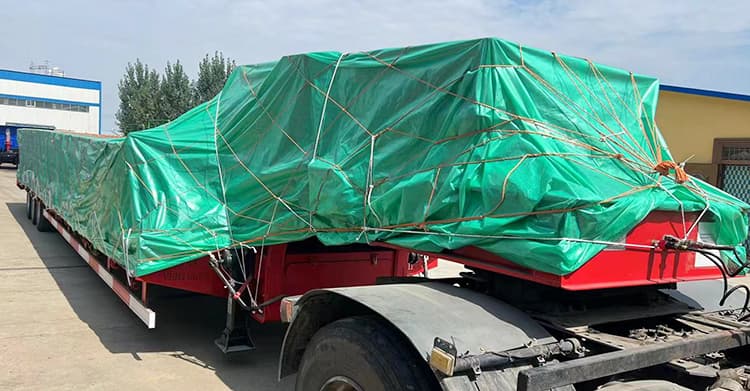 low bed truck trailer