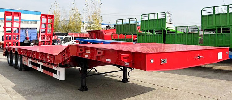 100 Ton 4 Axle Low Loader for Sale in Botswana | Low Loader Truck for Sale 