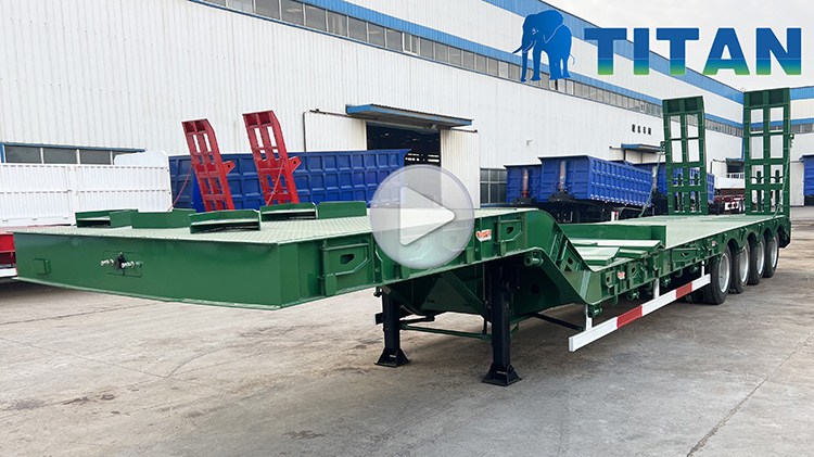 Low Loader Price | 4 Axle Low Loader for Sale in Indonesia