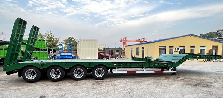 Low Loader Price | 4 Axle Low Loader for Sale in Indonesia