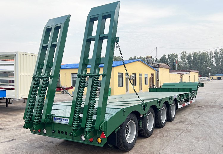 Low Loader Price | 4 Axle Low Loader for Sale in Indonesia