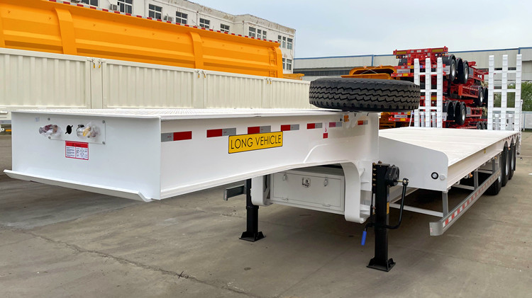 CIMC 3 Axle 40FT Low Bed Trailer for Sale in Tanzania