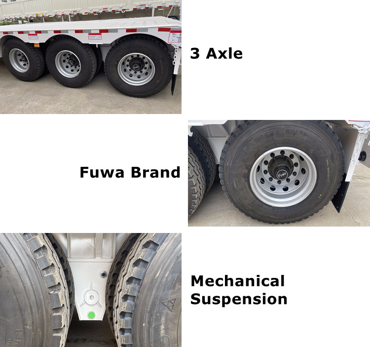 CIMC 3 Axle 40FT Low Bed Trailer for Sale in Tanzania